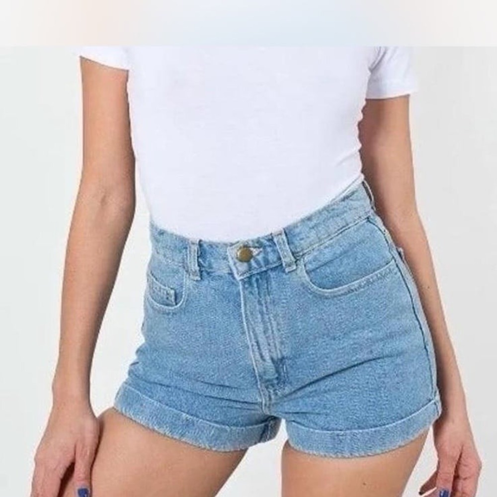 American Apparel Jean shorts